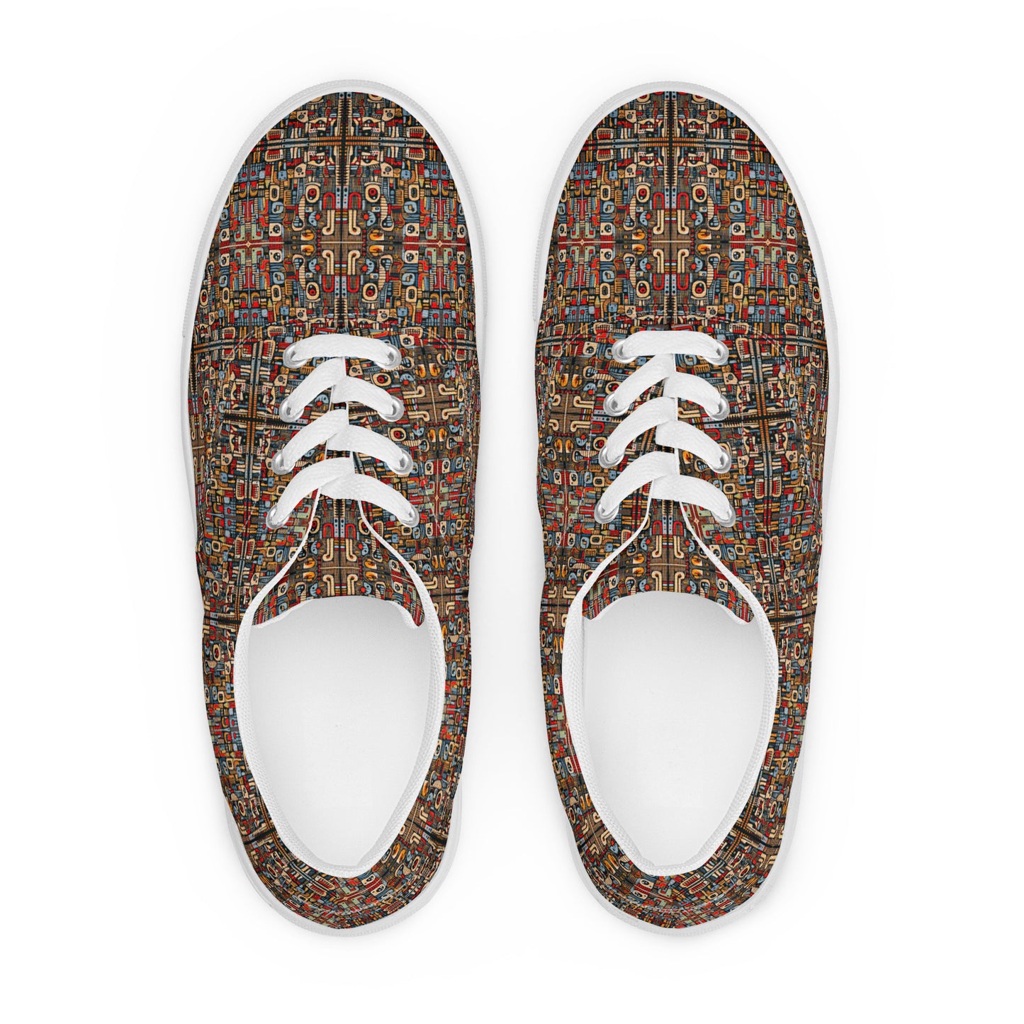 DMV 0280 Classic Boho Men’s lace-up canvas shoes