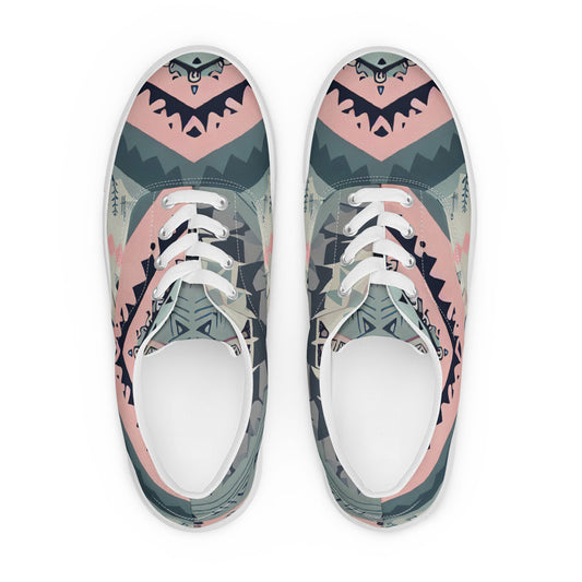 DMV 0306 Boho Men’s lace-up canvas shoes