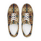 DMV 0183 Chic Boho Men’s lace-up canvas shoes