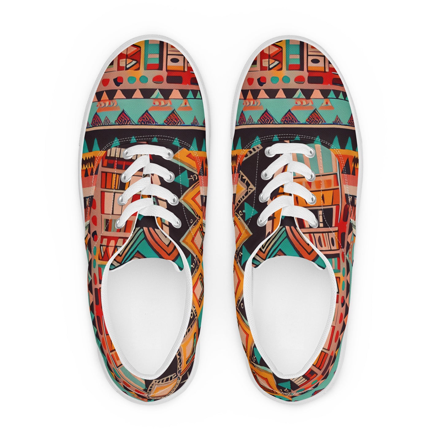 DMV 0415 Boho Men’s lace-up canvas shoes