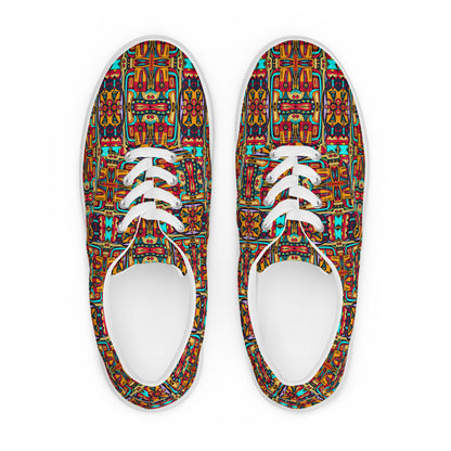 DMV 0892 Psy Artsy Men’s lace-up canvas shoes