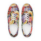 DMV 0528 Floral Men’s lace-up canvas shoes