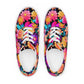 DMV 0325 Floral Men’s lace-up canvas shoes