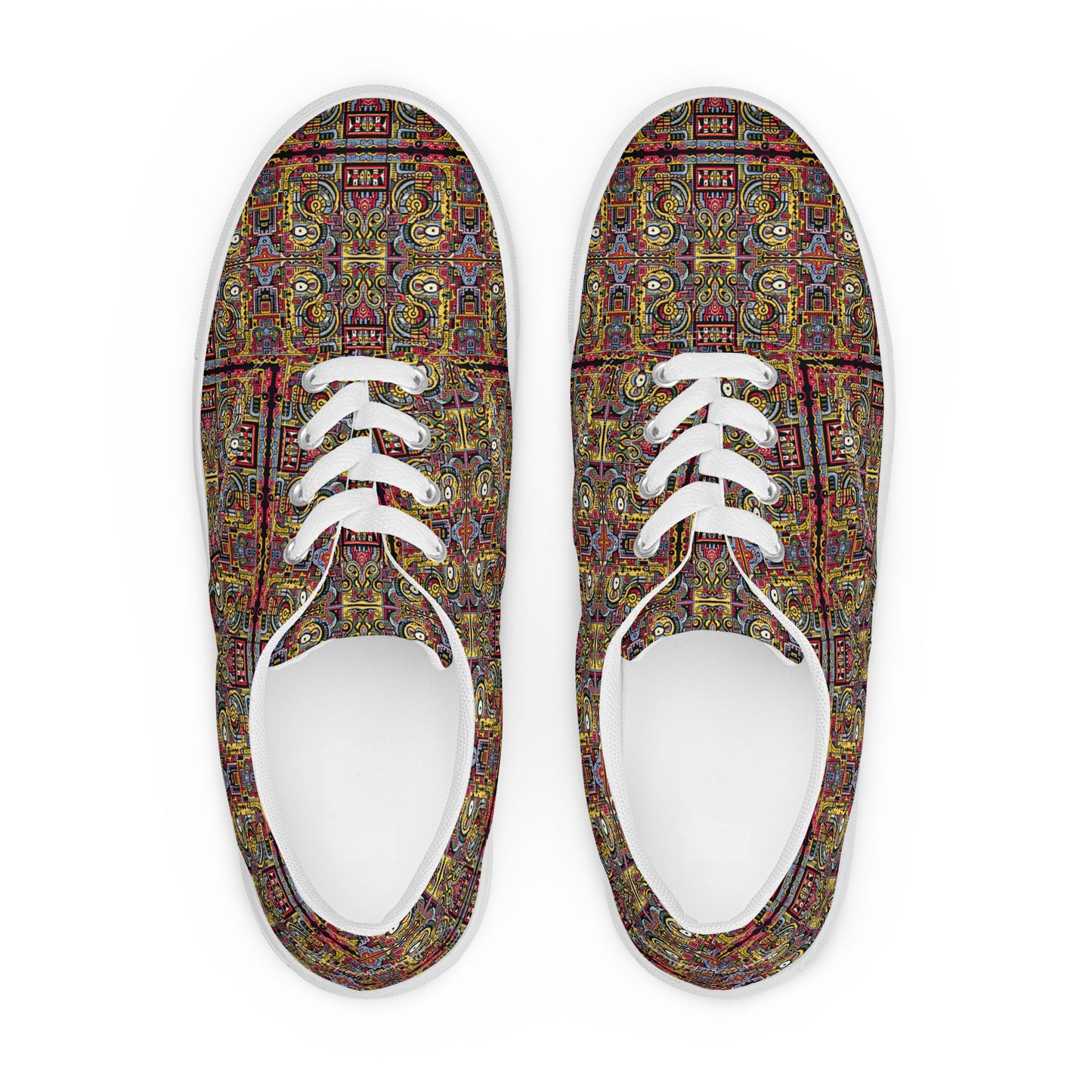 DMV 1124 Psy Artsy Men’s lace-up canvas shoes