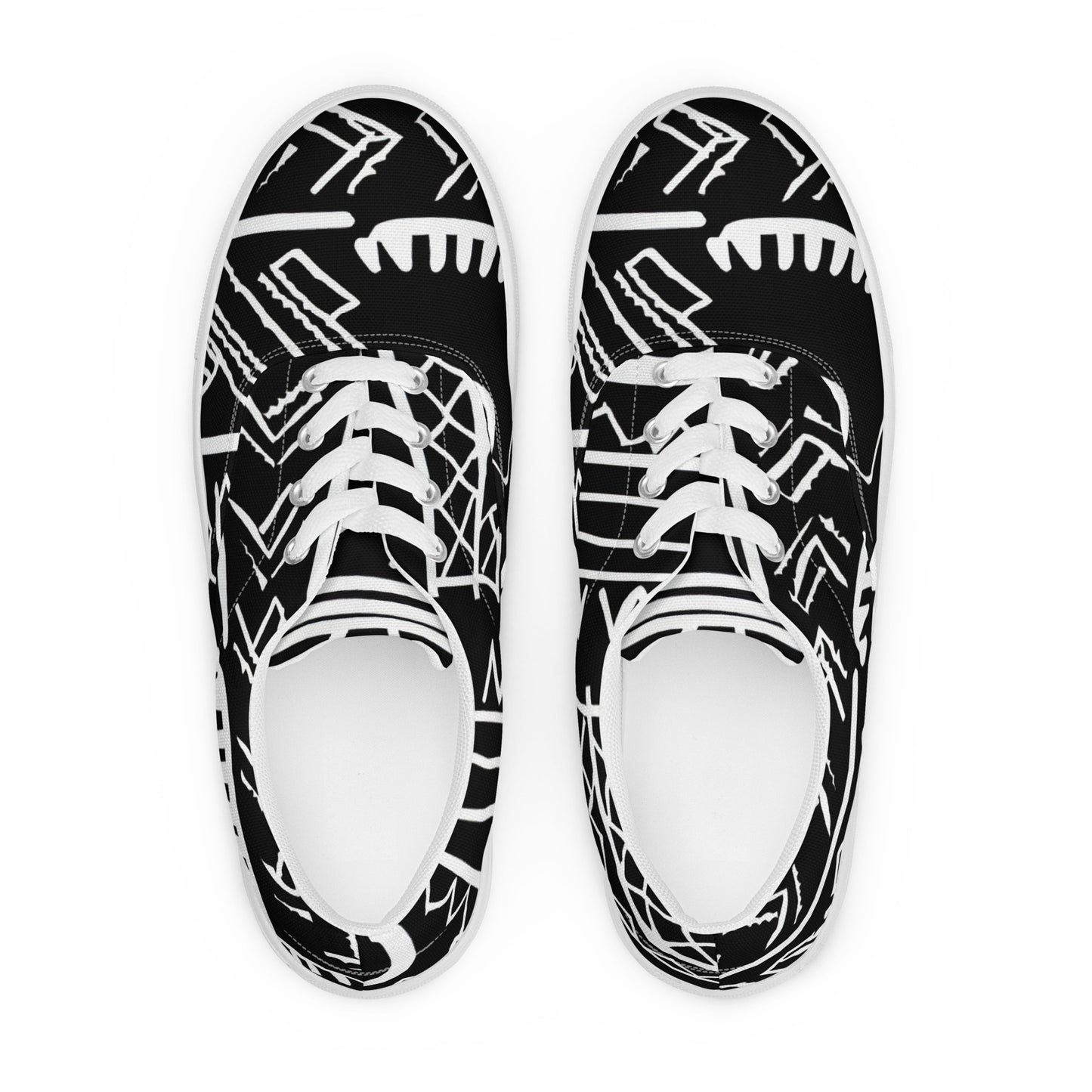 DMV 0745 Boho Men’s lace-up canvas shoes