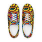 DMV 1212 Psy Art Men’s lace-up canvas shoes