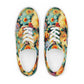 DMV 0477 Floral Men’s lace-up canvas shoes