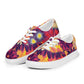 DMV 0097 Floral Men’s lace-up canvas shoes