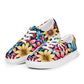 DMV 0265 Floral Men’s lace-up canvas shoes