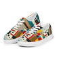 DMV 0413 Abstract Art Men’s lace-up canvas shoes