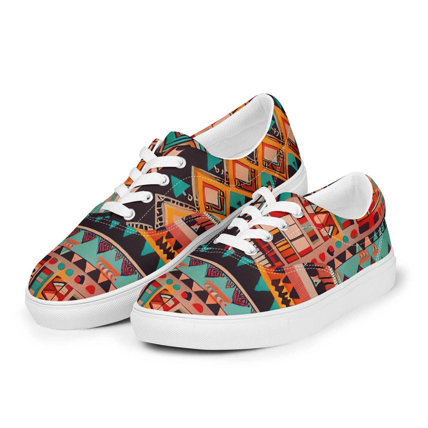 DMV 0415 Boho Men’s lace-up canvas shoes