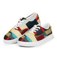 DMV 0182 Abstract Art Men’s lace-up canvas shoes