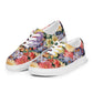 DMV 0528 Floral Men’s lace-up canvas shoes