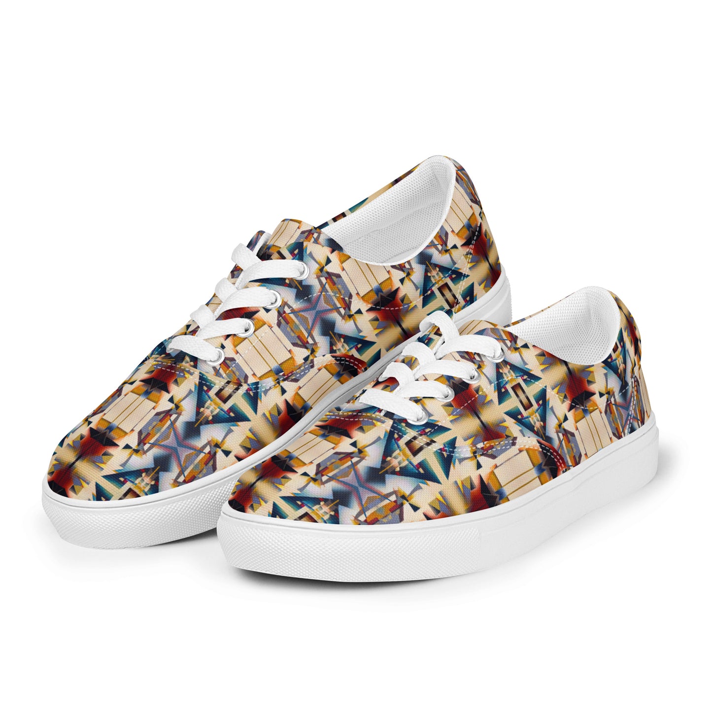 DMV 1545 Conceptual Artsy Men’s lace-up canvas shoes