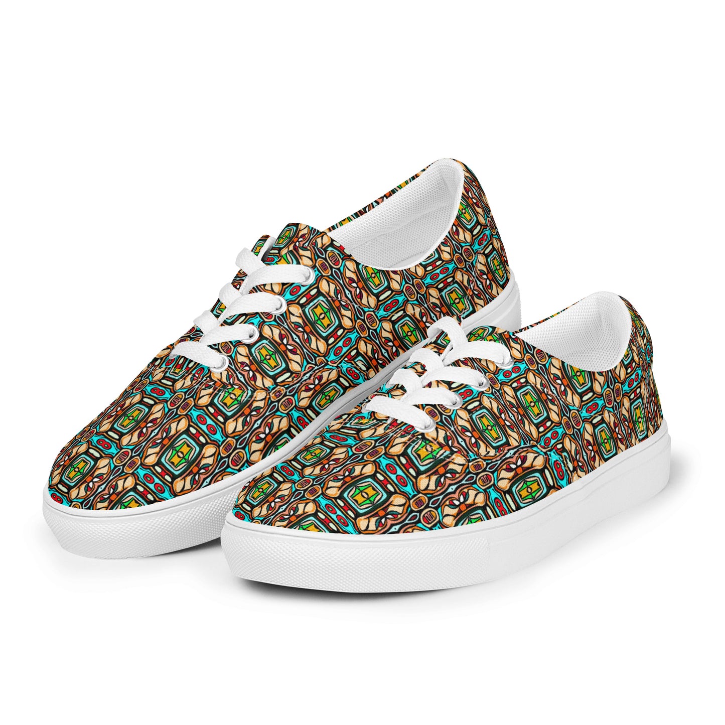 DMV 0740 Psy Artsy Men’s lace-up canvas shoes