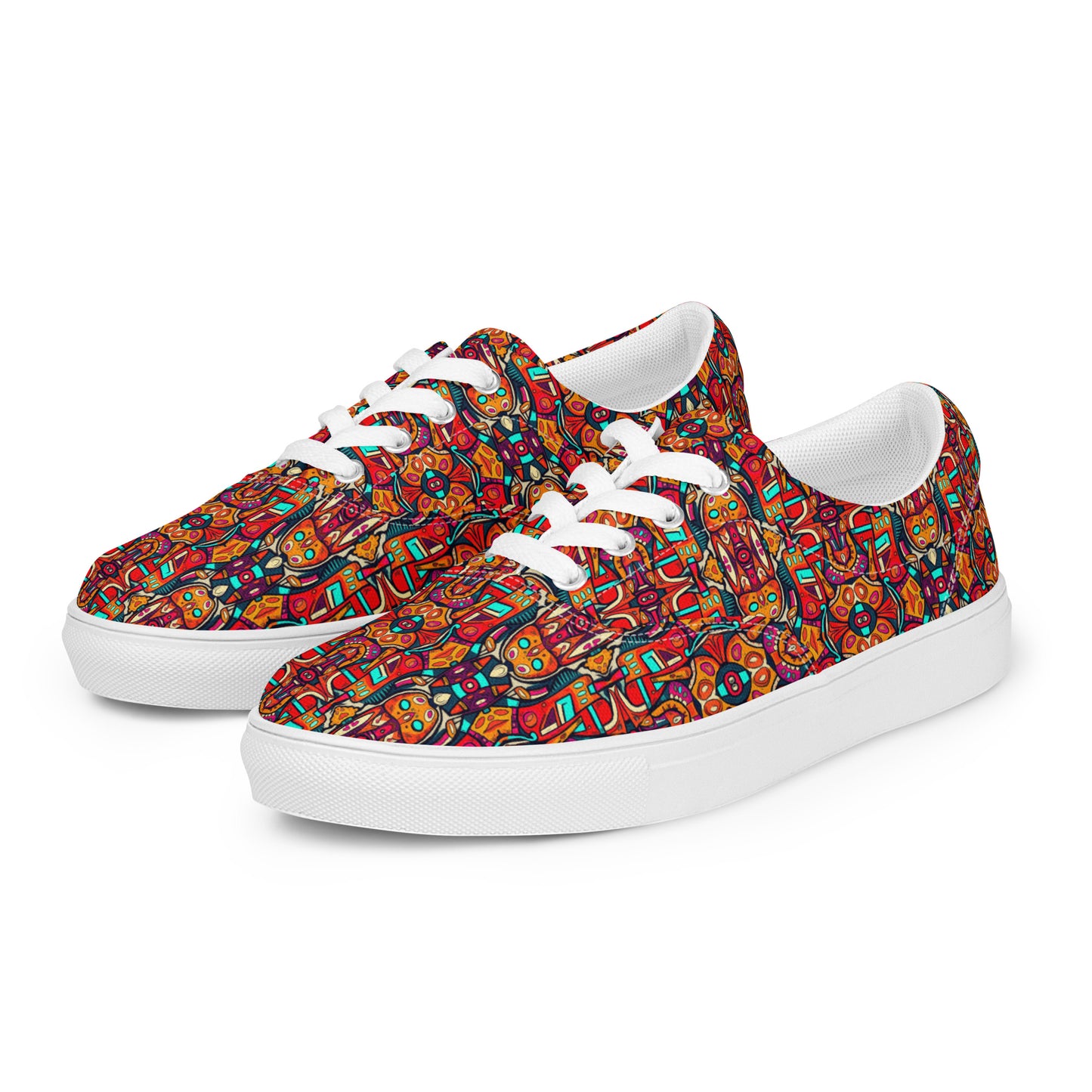 DMV 0110 Psy Artsy Men’s lace-up canvas shoes