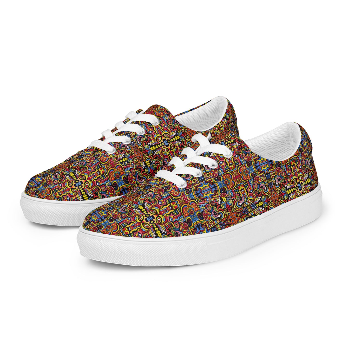 DMV 0108 Psy Artsy Men’s lace-up canvas shoes