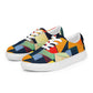 DMV 0096 Abstract Art Men’s lace-up canvas shoes