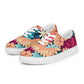 DMV 0293 Floral Men’s lace-up canvas shoes