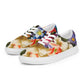 DMV 0268 Floral Men’s lace-up canvas shoes