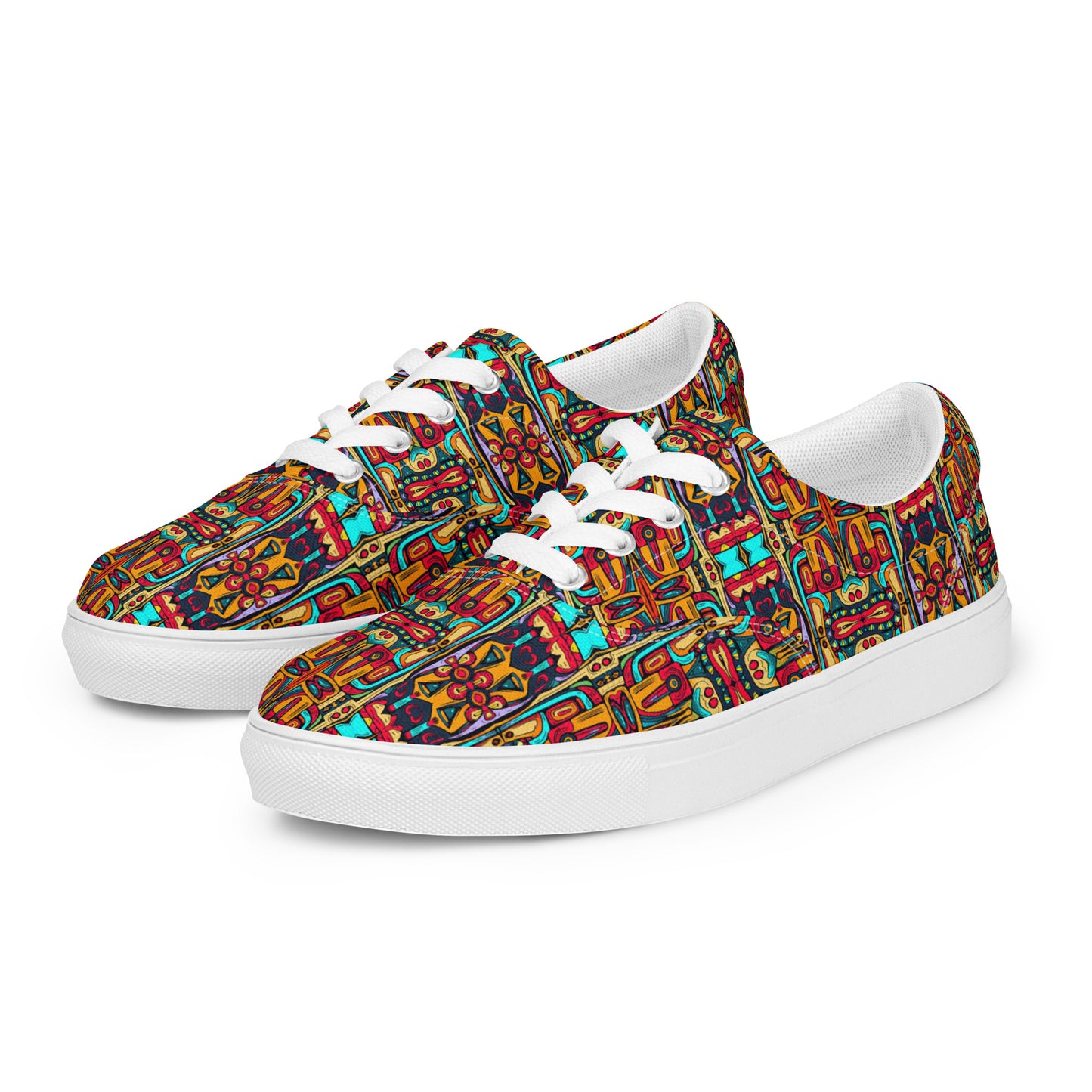 DMV 0892 Psy Artsy Men’s lace-up canvas shoes