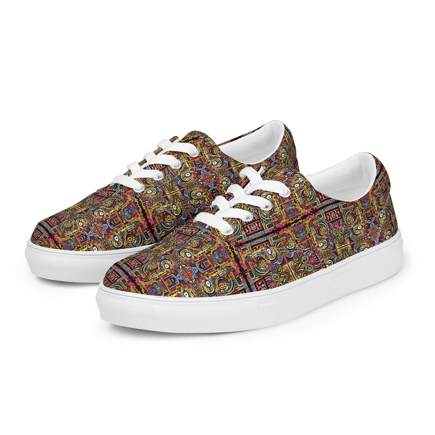 DMV 1124 Psy Artsy Men’s lace-up canvas shoes