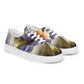 DMV 0109 Floral Men’s lace-up canvas shoes