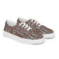 DMV 0161 Chic Boho Men’s lace-up canvas shoes