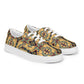 DMV 0224 Geo Boho Men’s lace-up canvas shoes