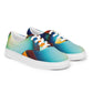 DMV 0151 Retro Art Men’s lace-up canvas shoes