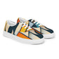 DMV 0433 Abstract Art Men’s lace-up canvas shoes