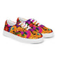 DMV 0483 Floral Men’s lace-up canvas shoes