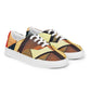 DMV 2098 Abstract Art Men’s lace-up canvas shoes