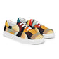 DMV 1109 Abstract Art Men’s lace-up canvas shoes