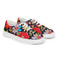 DMV 0895 Floral Men’s lace-up canvas shoes