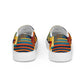 DMV 0237 Retro Art Men’s slip-on canvas shoes