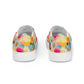 DMV 0106 Floral Men’s slip-on canvas shoes