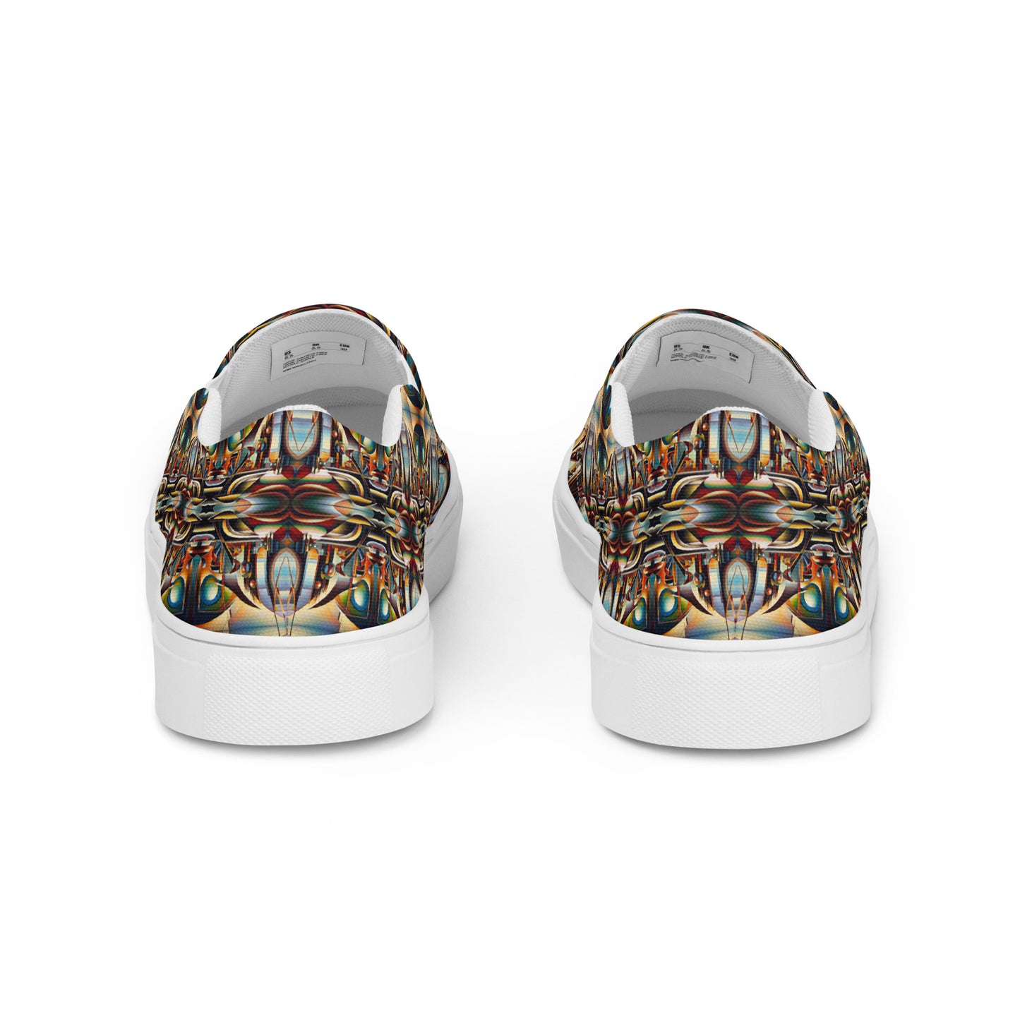 DMV 0135 Conceptual Artsy Men’s slip-on canvas shoes