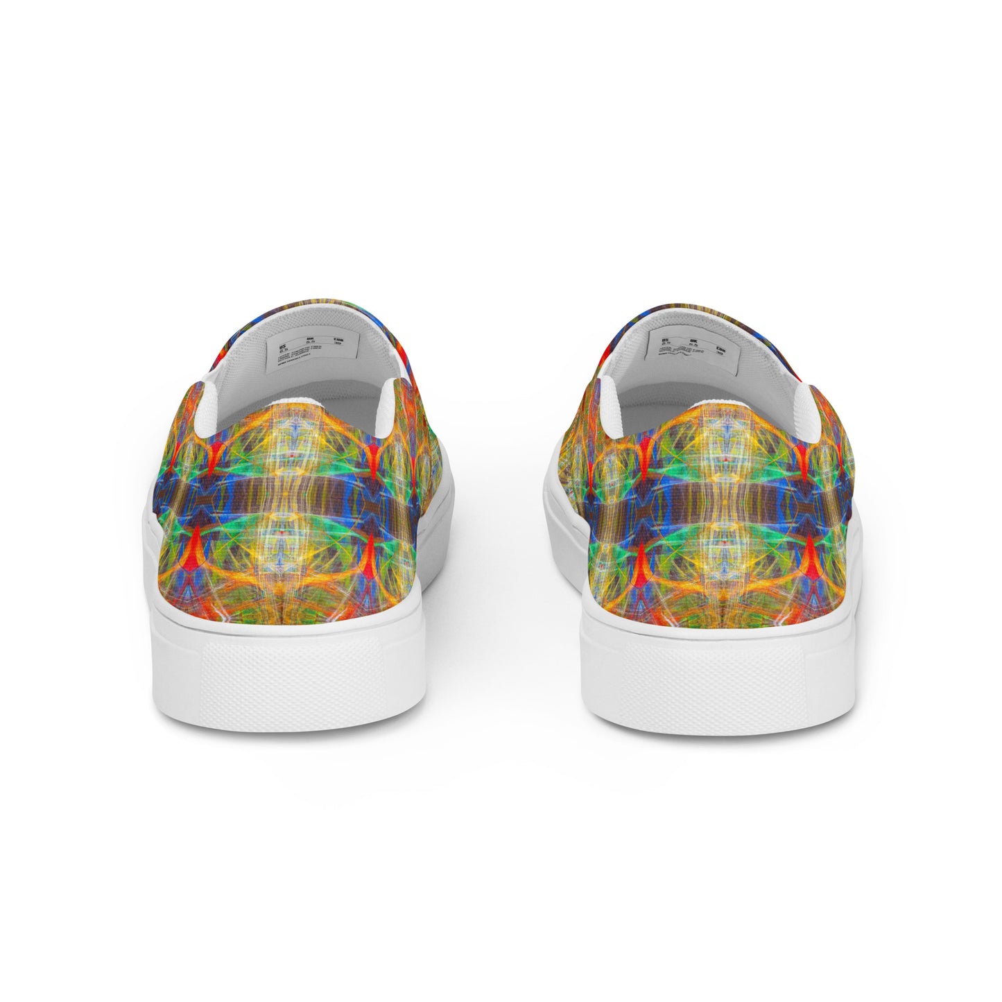 DMV 0191 Avant Garde Artsy Men’s slip-on canvas shoes