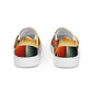 DMV 0261 Retro Art Men’s slip-on canvas shoes