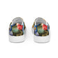 DMV 0268 Floral Men’s slip-on canvas shoes