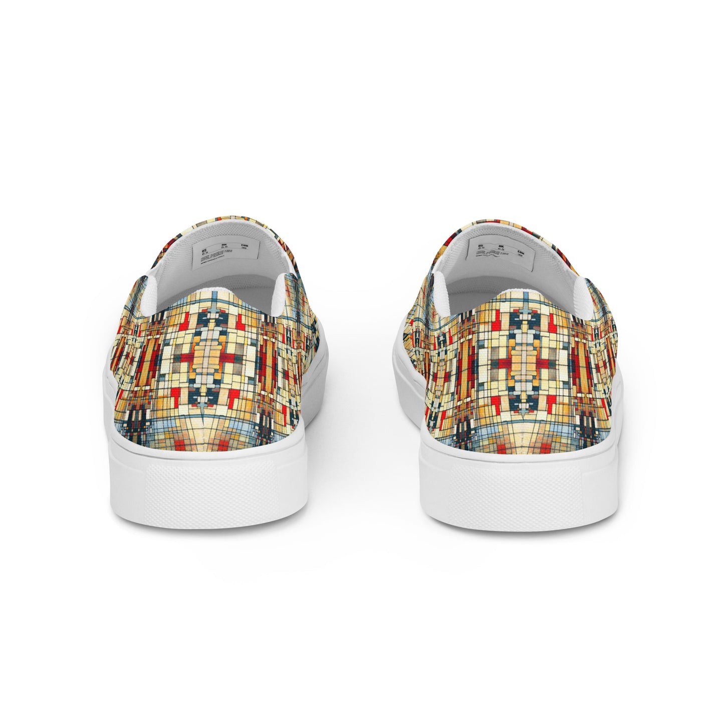 DMV 1888 Geo Boho Men’s slip-on canvas shoes