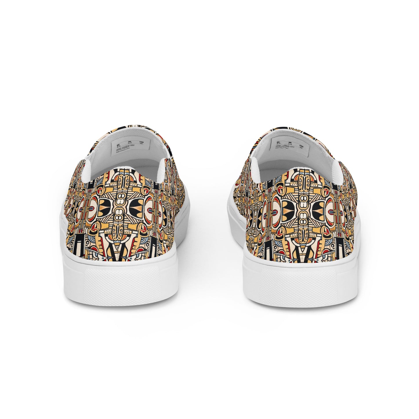 DMV 0775 Chic Boho Men’s slip-on canvas shoes