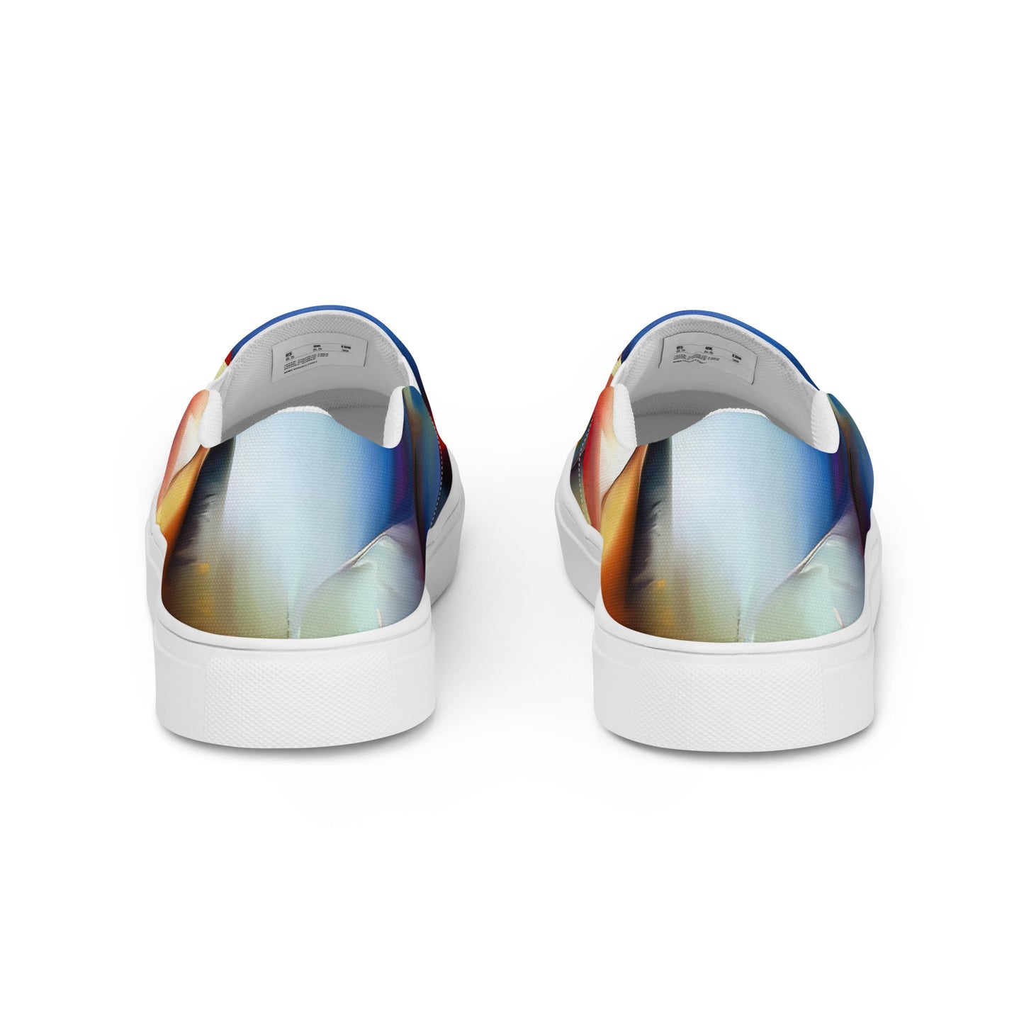 DMV 1069 Abstract Art Men’s slip-on canvas shoes