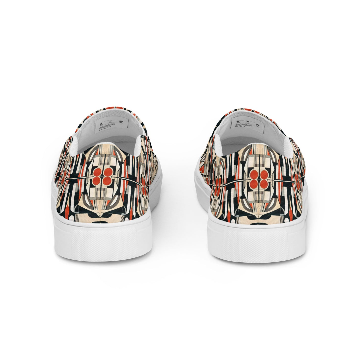 DMV 0380 Geo Boho Men’s slip-on canvas shoes