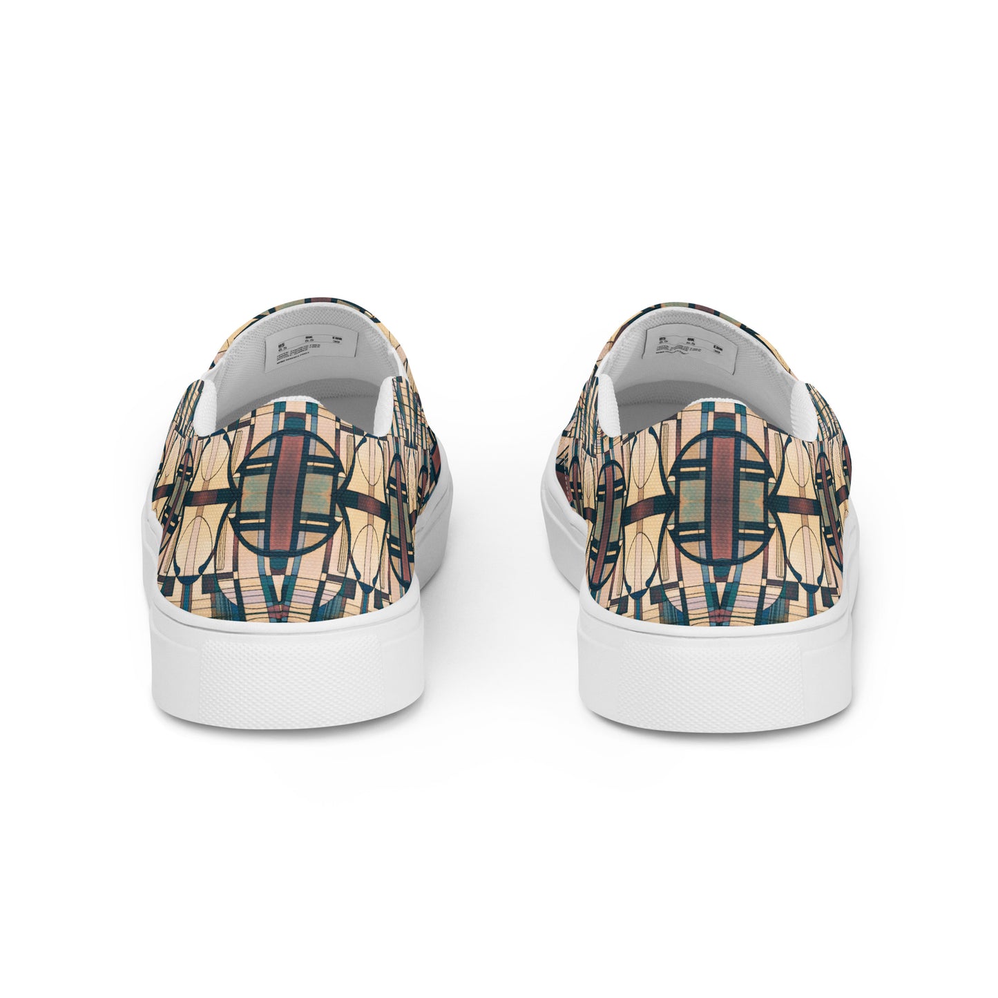 DMV 1140 Geo Boho Men’s slip-on canvas shoes