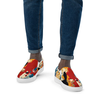 DMV 0085 Avant Garde Men’s slip-on canvas shoes