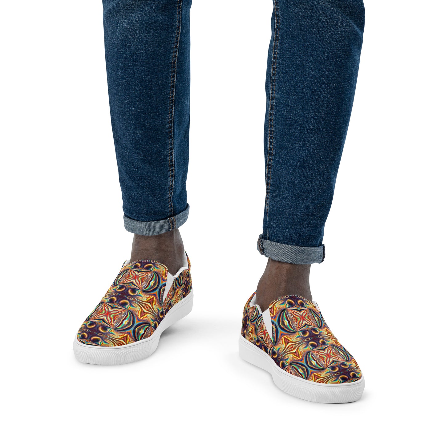 DMV 0027 Psy Artsy Men’s slip-on canvas shoes