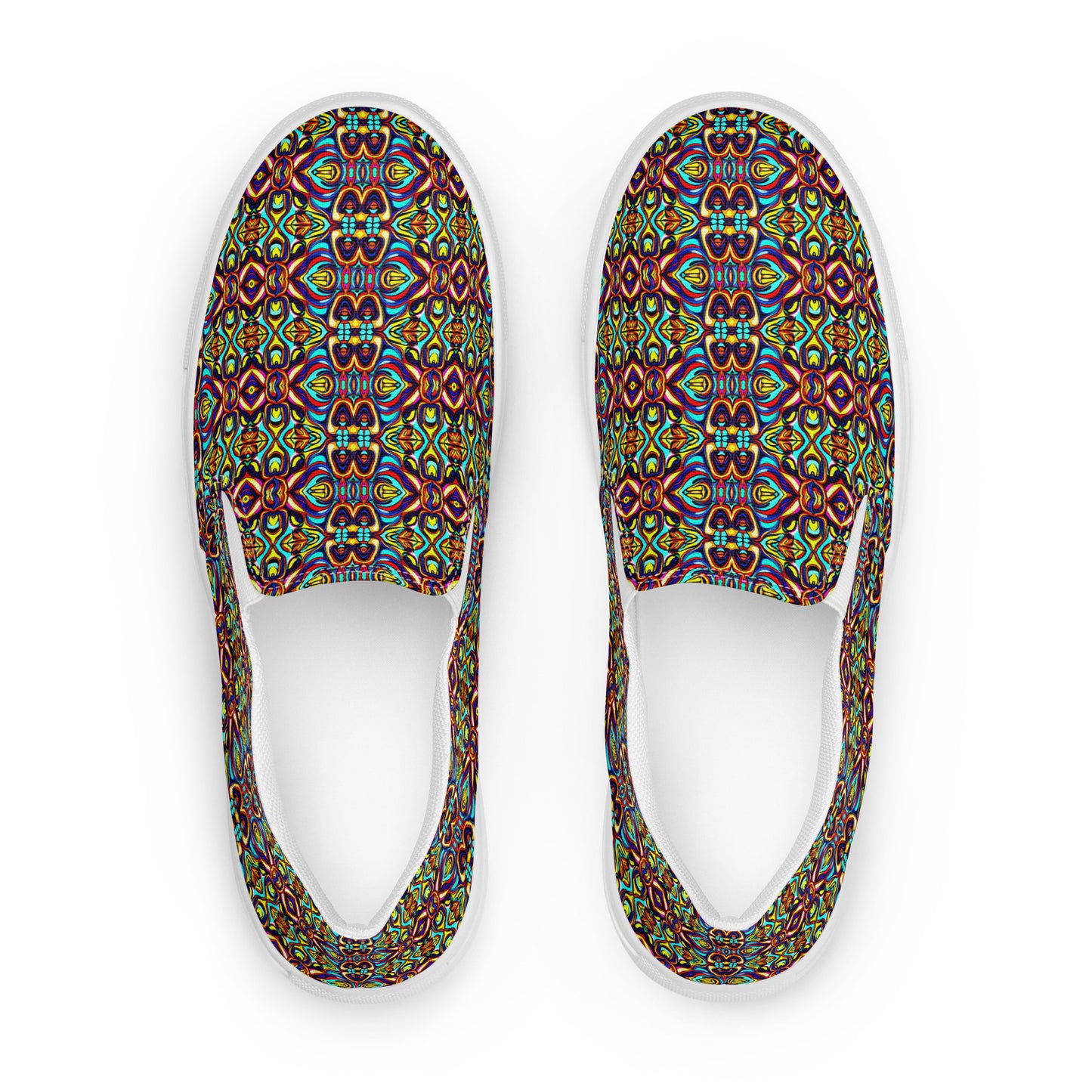 DMV 0118 Psy Artsy Men’s slip-on canvas shoes