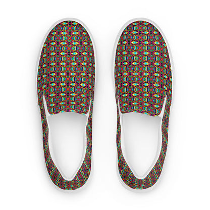 DMV 0241 Psy Artsy Men’s slip-on canvas shoes